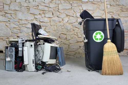 Professional rubbish removal service in Knightsbridge residential area