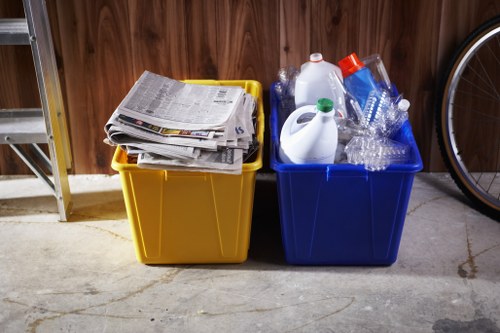 Large skip for home renovation waste