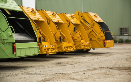 Compliance and regulation symbols for waste management