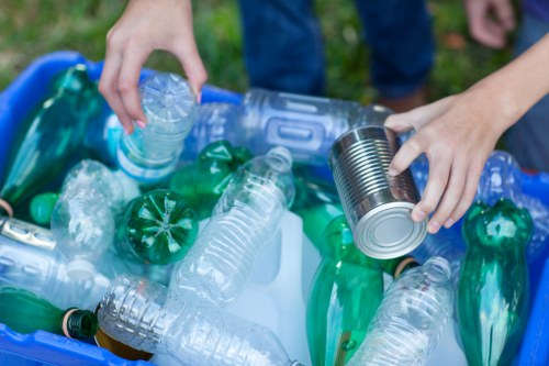 Effective waste segregation at a construction site